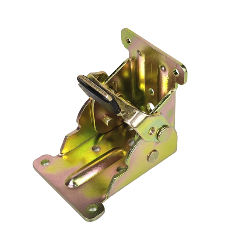 Charnière pliante autobloquante à 90 degrés, support de pied de chaise en métal, pour Tables de travail, lits, Tables: Color zinc