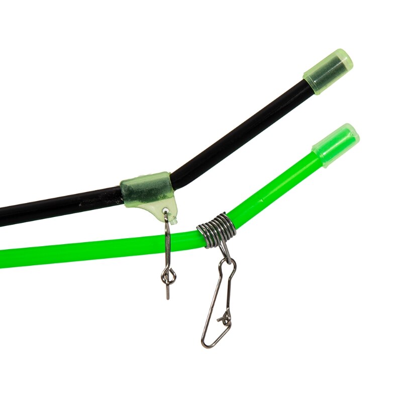 Bifurcado Booms mar pesca Anti-enredos alimentador Boom con broches señuelo de pescado tubo de plástico 20cm conector de equilibrio