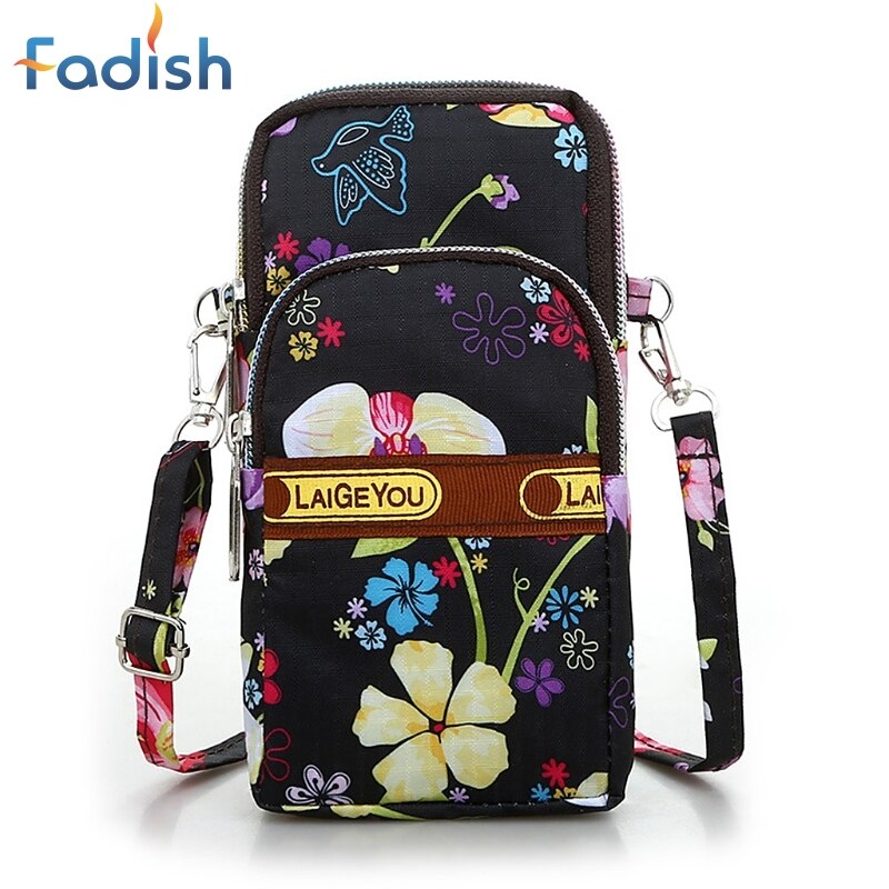 Vrouwen Crossbody Mobiele Telefoon Schoudertas Pouch Case Riem Handtas Portemonnee Portemonnee JUL31