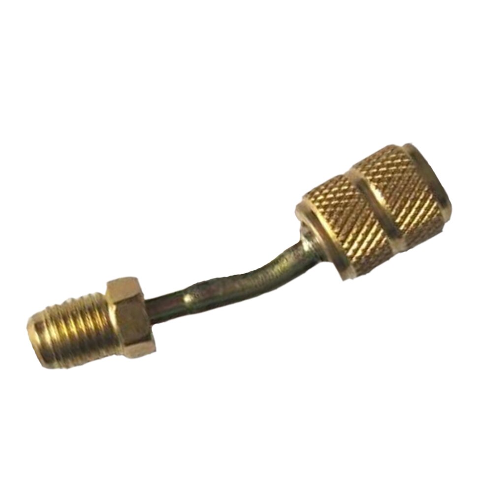 Split Ductless Service Port Connector, 5/16" SAE Female To 1/4" Sae Male