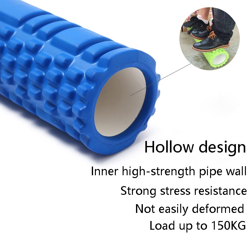 Columna de Yoga hueca de 9,5x30, equipo de Fitness, rodillo de espuma para Pilates, ejercicios de gimnasio, masaje muscular de EVA, rodillo de Relax, ladrillo de Yoga