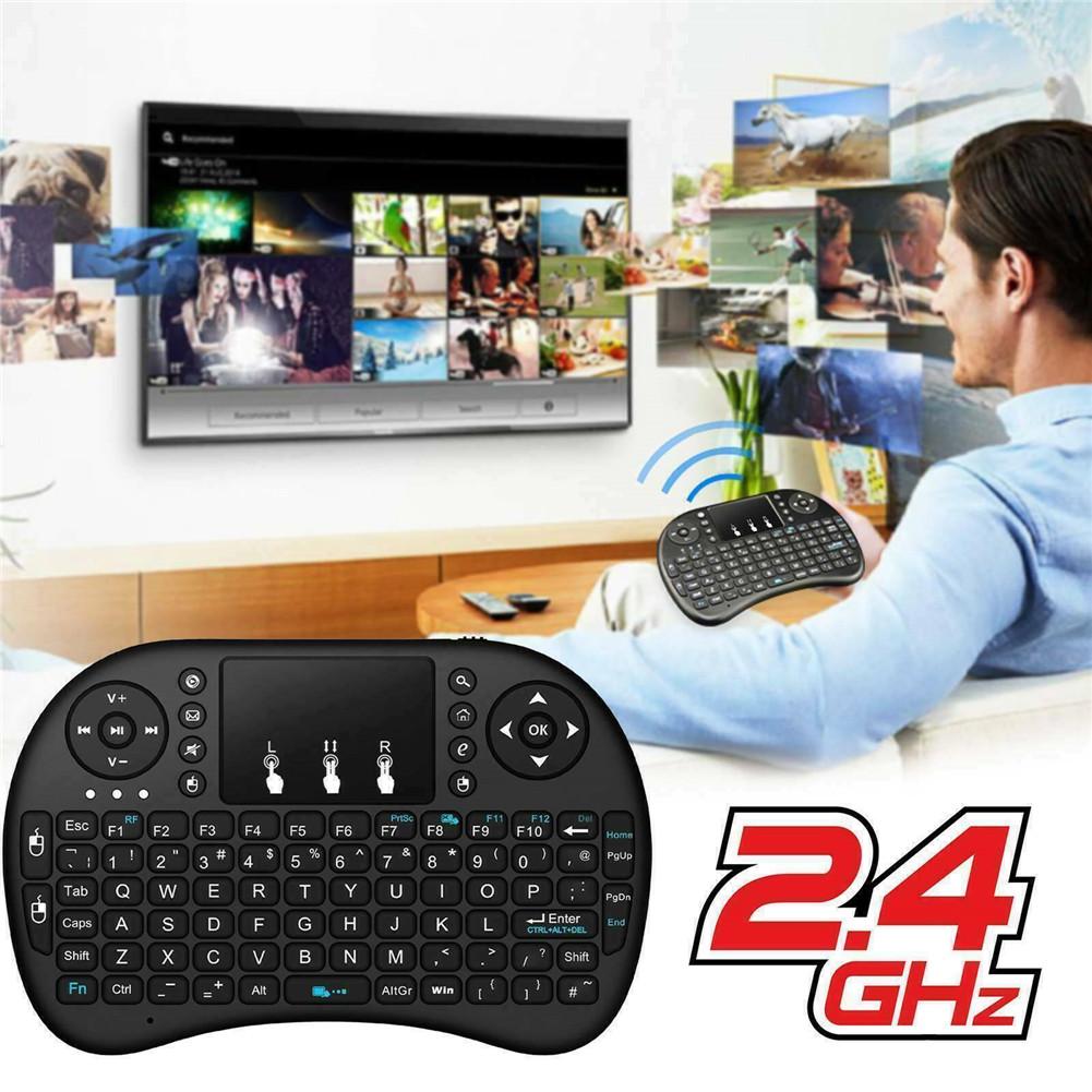Wireless Keyboard Mini 2.4G Wireless Mini Keyboard with Touchpad for PC Android Smart TV BOX KY