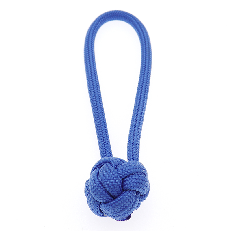 Hand Gevlochten Paracord Knopen Diy Sleutelhanger Camping Survival Gereedschap: Blauw