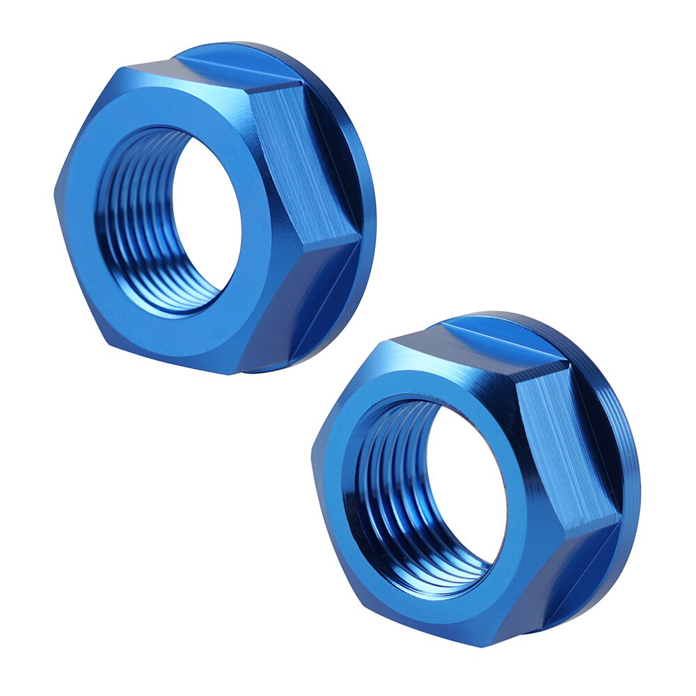 Motorcycle Front Rear Wheel Axle Nut Screw M16 M20 Aluminum For YAMAHA YZ WR 125 250 250F 450F 125X 250X Motorcycle Accessories