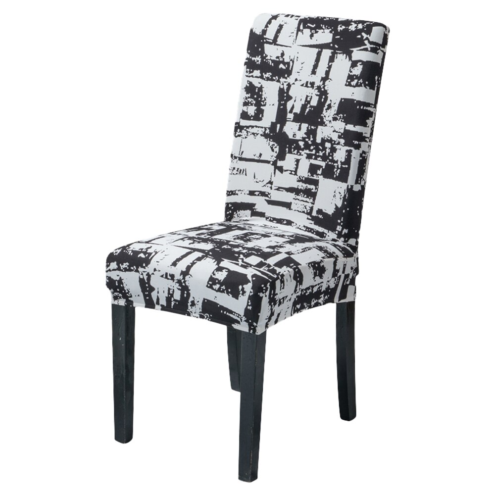 1pc- delige stoelhoes met elastische, vuilafstotende en afneembare bekleding voor dinerstoelen, bruiloften en andere evenementen.: 14