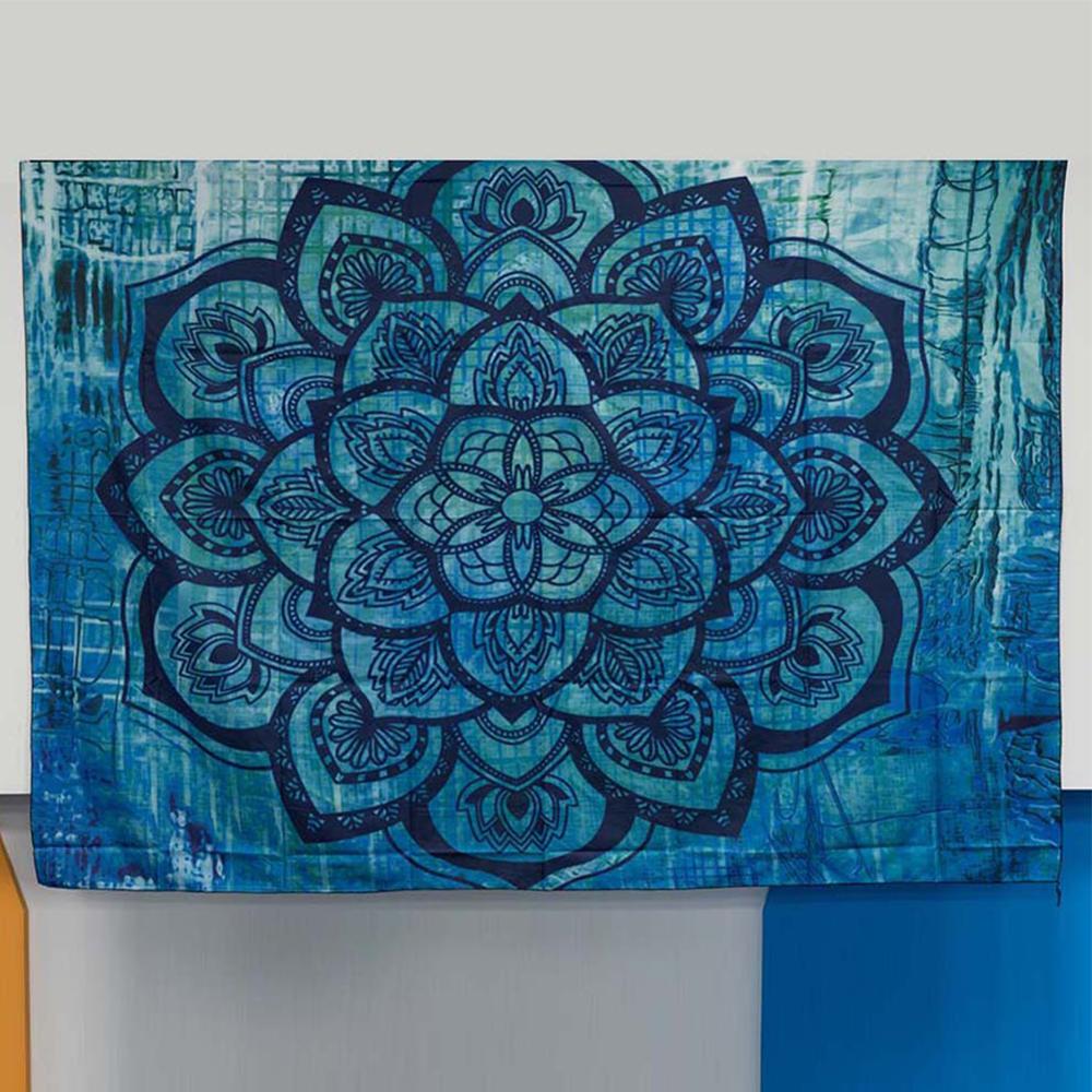 Vægophæng indretning mandala 150 x 200cm boheme elefant væghængende gobelin hjem værelse indretning psykedelisk gobelin: 150 x 130 cm / D