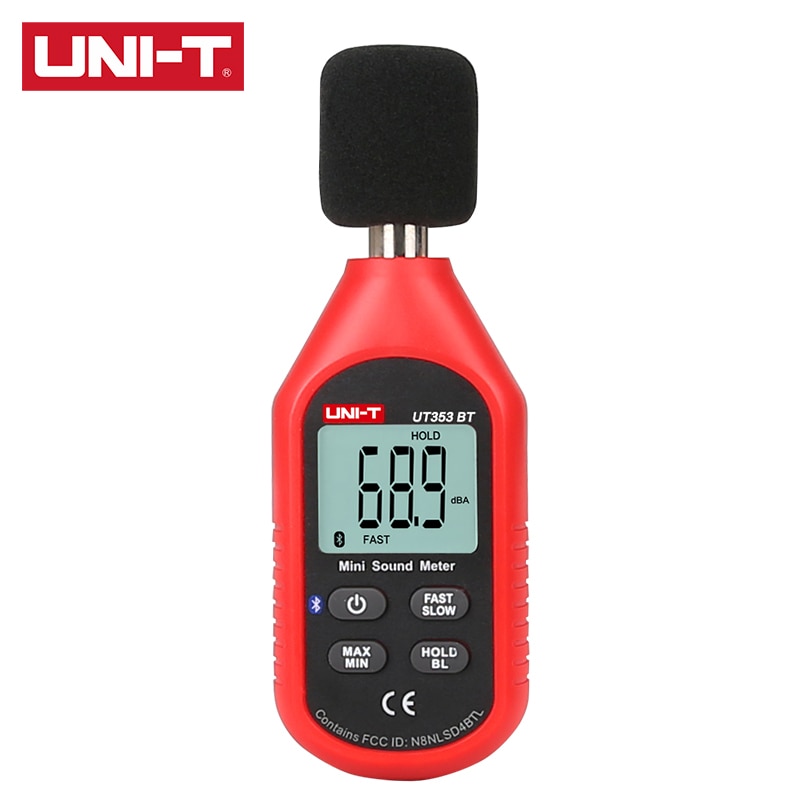 Microphone à capteur UT353BT-Mini condensateur de bruit, technologie de passage de bande, UNI-T