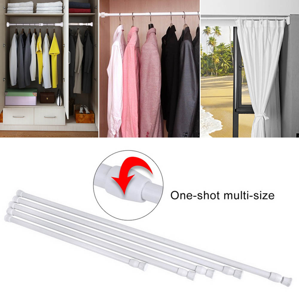 Hoomall Multifunctional Telescopic Rod Curtain Rod High Carbon Steel Strut Household Bathroom Bedroom Kitchen Accessories