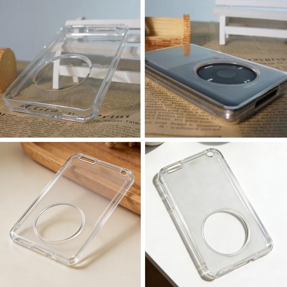 Capa Protetora Transparente Rígida de PC para iPod Classic - Nova Capa Protetora de Cristal