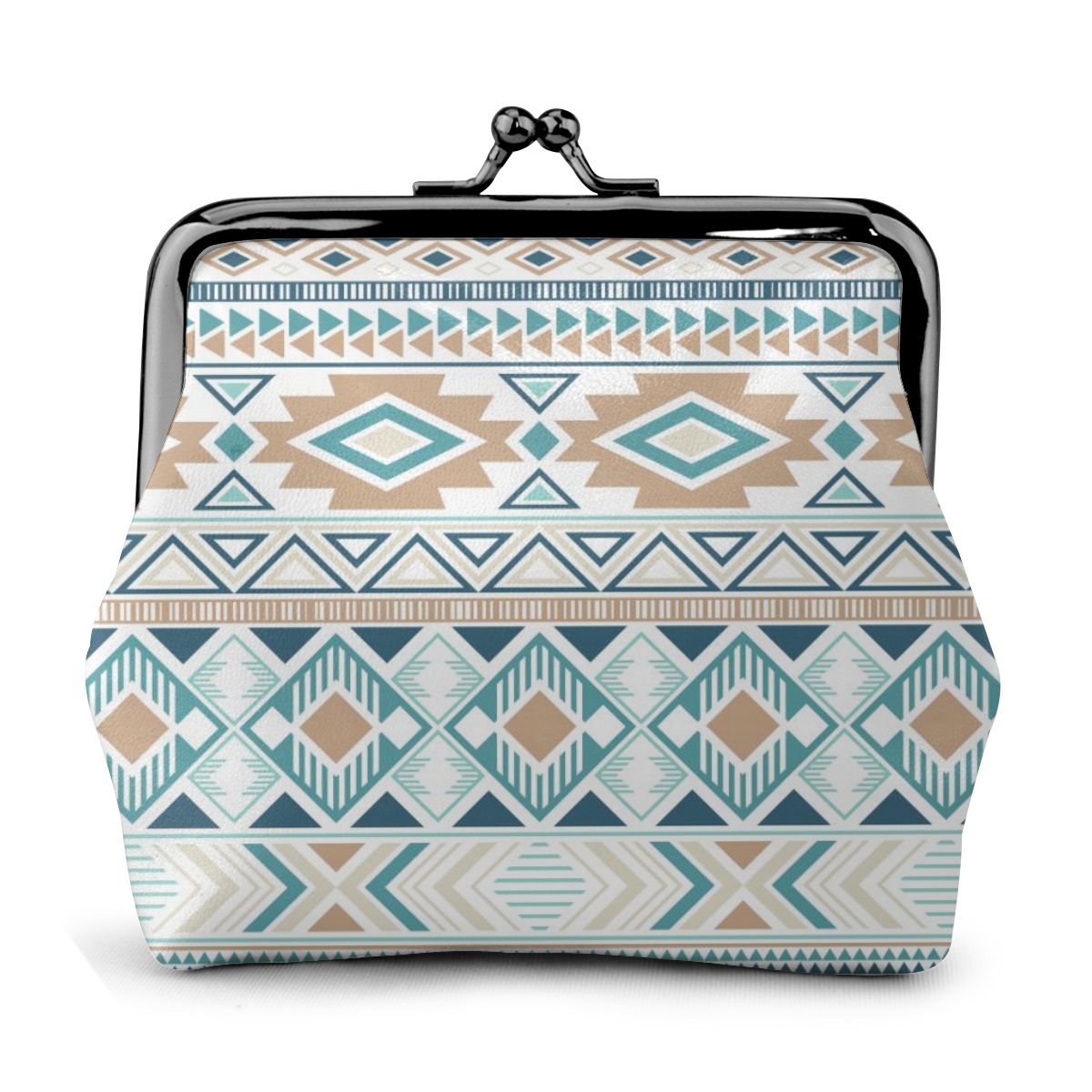 Oln aztec indianenstam etnische geometrische print dames portemonnee kleine dames portemonnee dames portemonnee munt portemonnee: Default Title