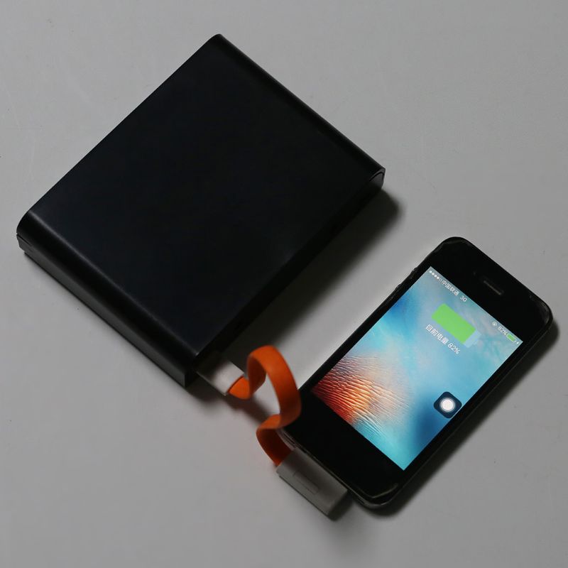 DIY Powerbank Box - 12V 10A USB Uitgang - 6x 18650 Batterijhouder - Oplaadcase