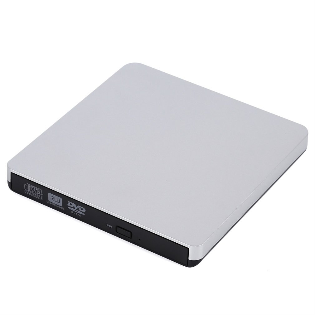 Practical External Hard Drive Box USB3.0 Portable External Interface Hard ODD HDD Drive Box SATA Disc Silver