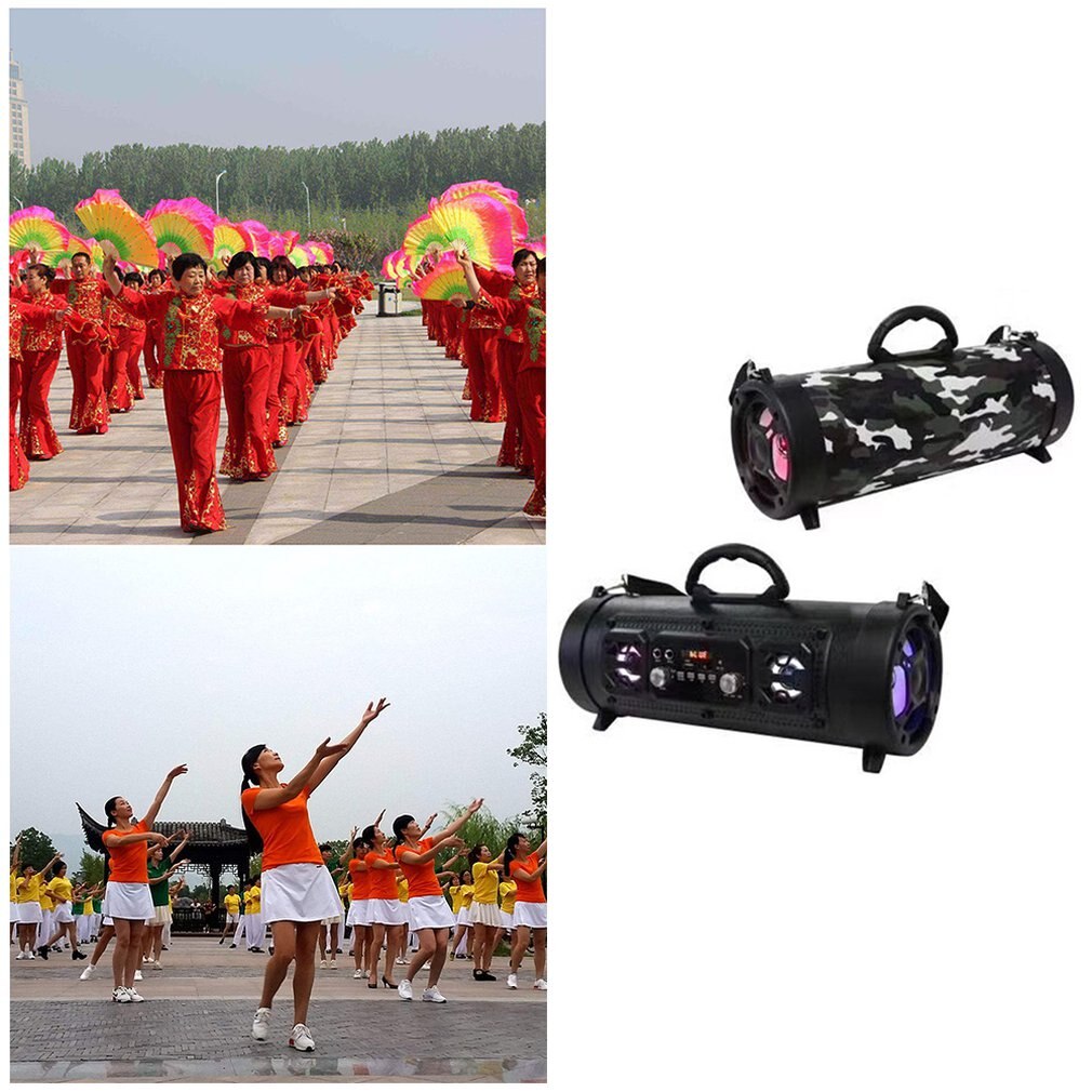 M17 Outdoor Draagbare Vat Speaker Draadloze Subwoofer Plastic Knop Aanpassing Card Radio Call Functie
