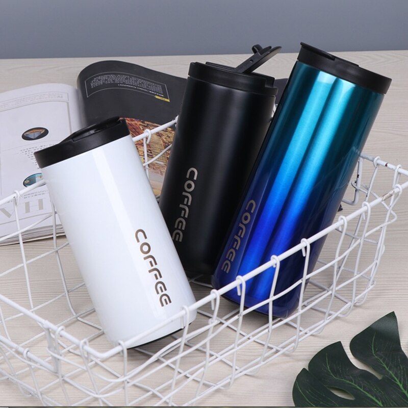 Thermo cup for coffee travel mug Large Capacity Stainless Steel Thermos Portable Vacuum Flask Insulated Simple Thermo Bottle