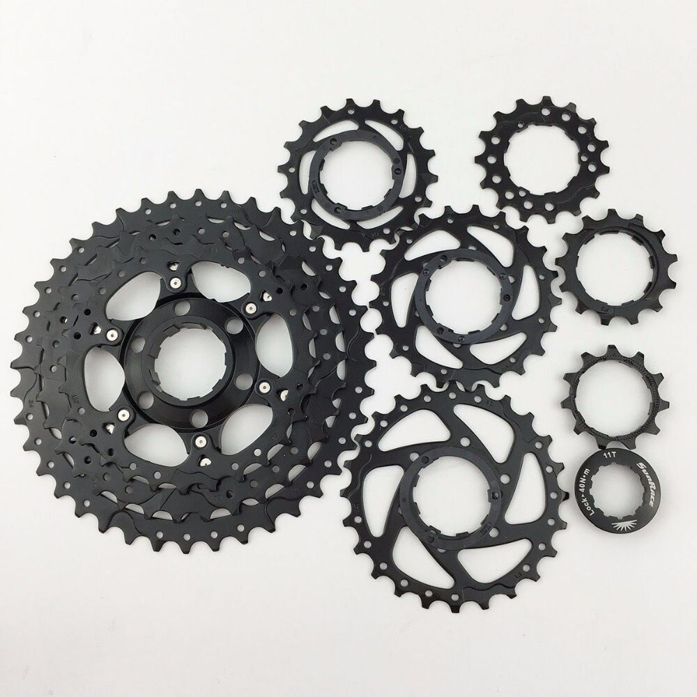 Fiets freewheel 9 speed racefiets mountainbike freewheel cassette mtb 11-40t zwart