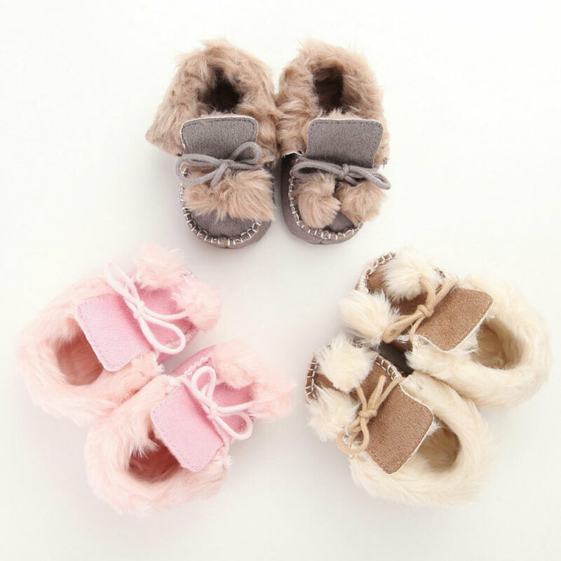 Solid Kinder Knöchel Schnee Stiefel Weihnachten Winter Baby Pom Pom Pelz Stiefel Jungen Mädchen Warme Schuhe Plus baumwolle