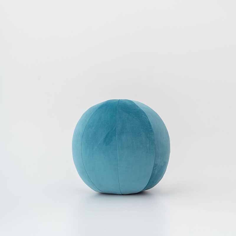 Simanfei kroppspute ball høy elastisk solide dekorative puter låve reisepute myk gåsedun klem sengepute: Blå