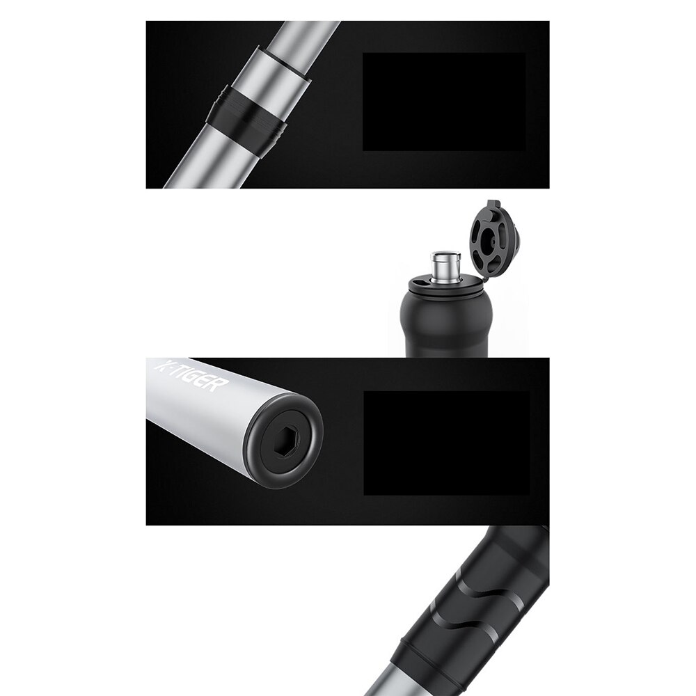 Bicycle Pump Aluminum Alloy Portable Mini Bike Pump Mountain Bike Tire Inflator Bike Accessories