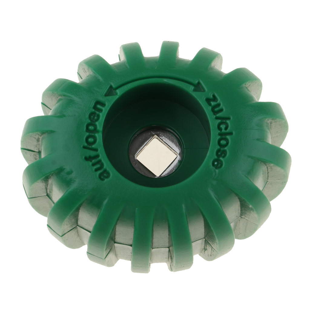 Manopola del volantino della valvola del serbatoio di immersione in plastica ABS On-off accessori della parte del cilindro di immersione Kit valvola del serbatoio di immersione Reolacement: Green as described