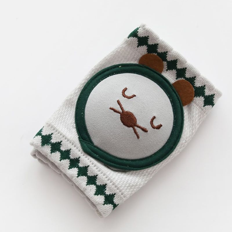 1 par sommar bebis knäskål barn knäskydd bebis flickor pojkar säkerhet krypande armbågskudde spädbarn småbarn bebis ben knästöd: Björn