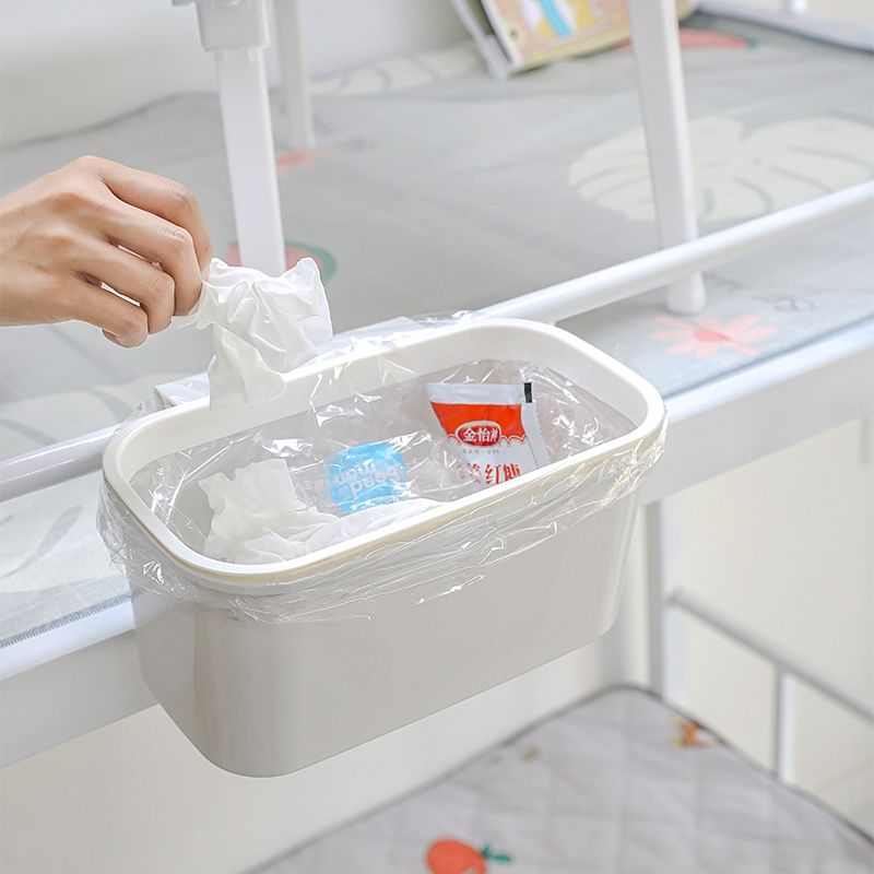 Panier de rangement en plastique suspendu à l&#39;arrière, petit seau suspendu multifonctionnel Portable, panier de rangement de cuisine, outil