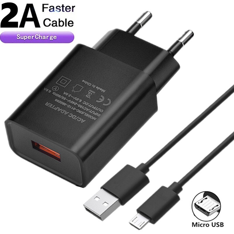 Voor Samsung S10 S9 S8 A51 A50 A70 A20 A22 A71 A10 A11 A12 A01 A5 Telefoon Oplader Adaptieve snel Opladen Eu Usb Charge Kabel