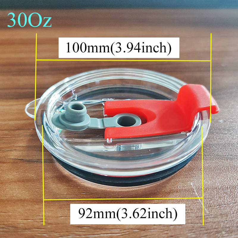 Couvercle de bouteille d'étanchéité 12 ~ 30 Oz, couvercles en plastique uni anti-éclaboussures et anti-déversement pour Ozark Trail Rtic Yeti, gobelet, tasse Thermos multicolore: Argent