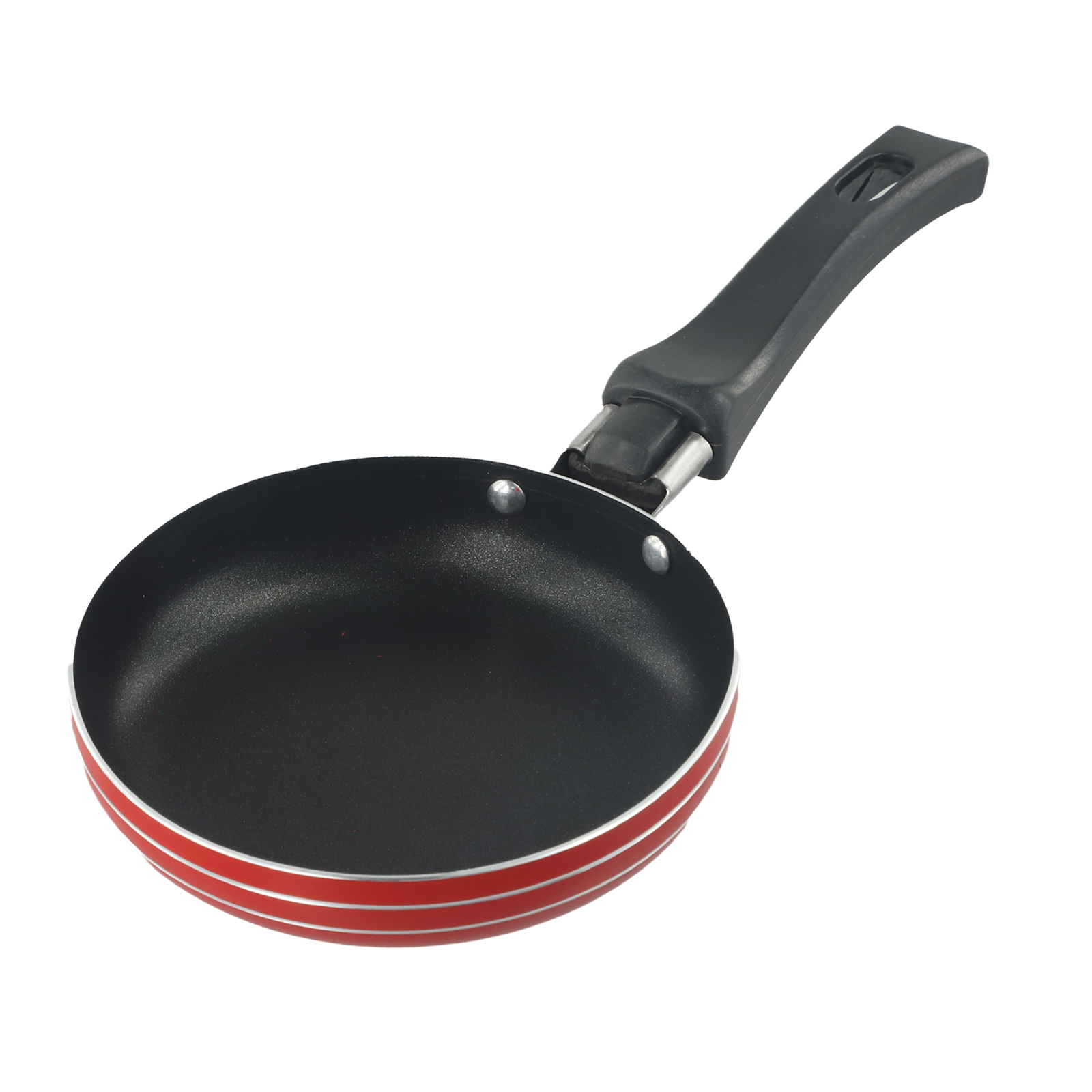 12/14/16Cm Mini Koekenpan Met Antiaanbaklaag Stalen Pan Pan Voor Kookgerei Thuis Kookgereedschap Keukengerei Willekeurige Kleur