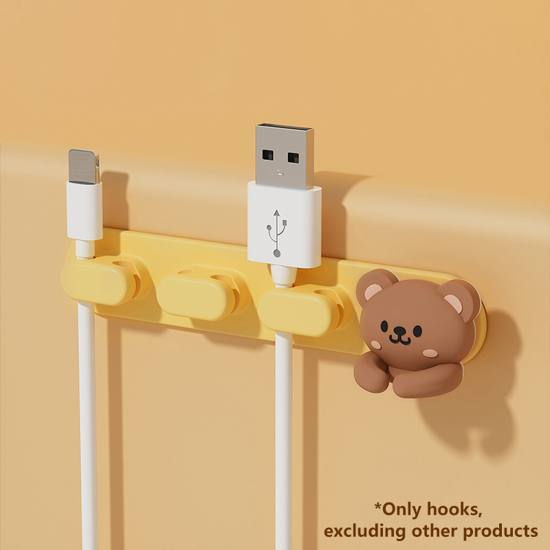 Auto-adesivo Desktop Cable Organizer, Suporte do cabo, Clips, Mesa, Organizador arrumado, Gerenciamento de cabos, Suporte do cabo do fio do escritório