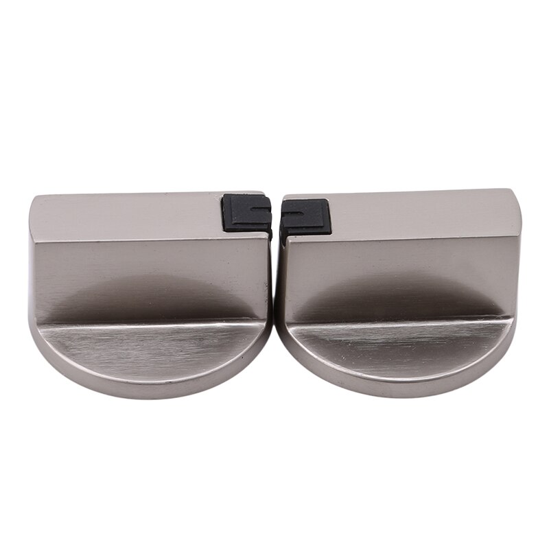 Stoves Cooker Knobs Oven Knob 2pcs Zinc Alloy Universal Silver Gas Stove Control Knobs Adaptors Oven Rotary Switch Cooking