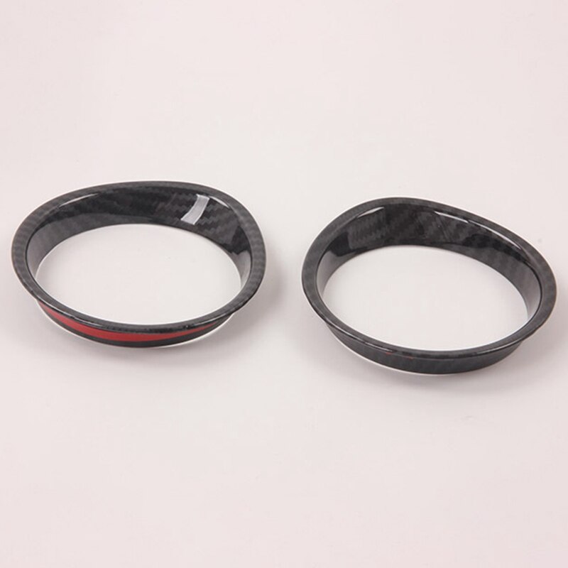 3 Pcs Car Accessories: 2 Pcs Air Conditioning AC Outlet Vent Frame Cover &amp; 1 Pcs Gear Lever Shift Knob Lid Cover Trim