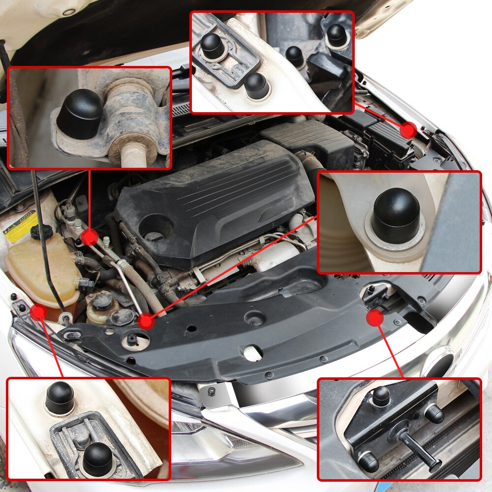 16x Car Interior Accessories Auto Screw protection cap for Volkswagen polo golf passat b5 b6 b7 b8 t5 tiguan jetta mk4 mk6 Bora