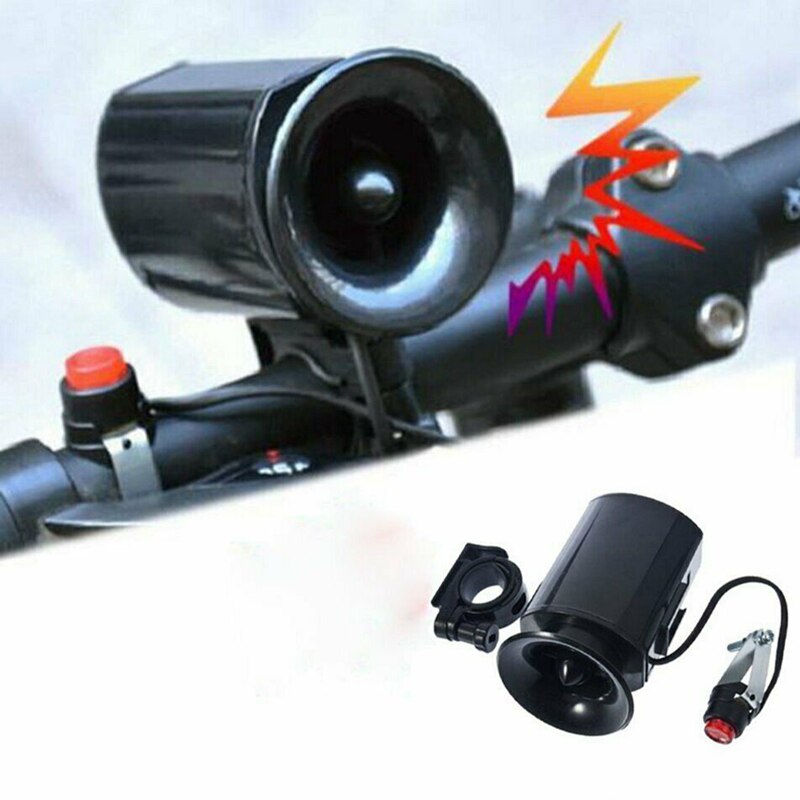 Multifunktions 6 Geräusche Alarm Lautsprecher Ultra-laut Fahrrad Fahrrad Wasserdichte Elektronische Glocke Horn Sirene