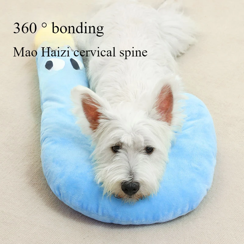 Almohada para perro, juguete Universal para las cuatro estaciones, estera divertida para mascotas, almohada para el cuello, manta de verano para gato durmiendo, suministros para nido de perro