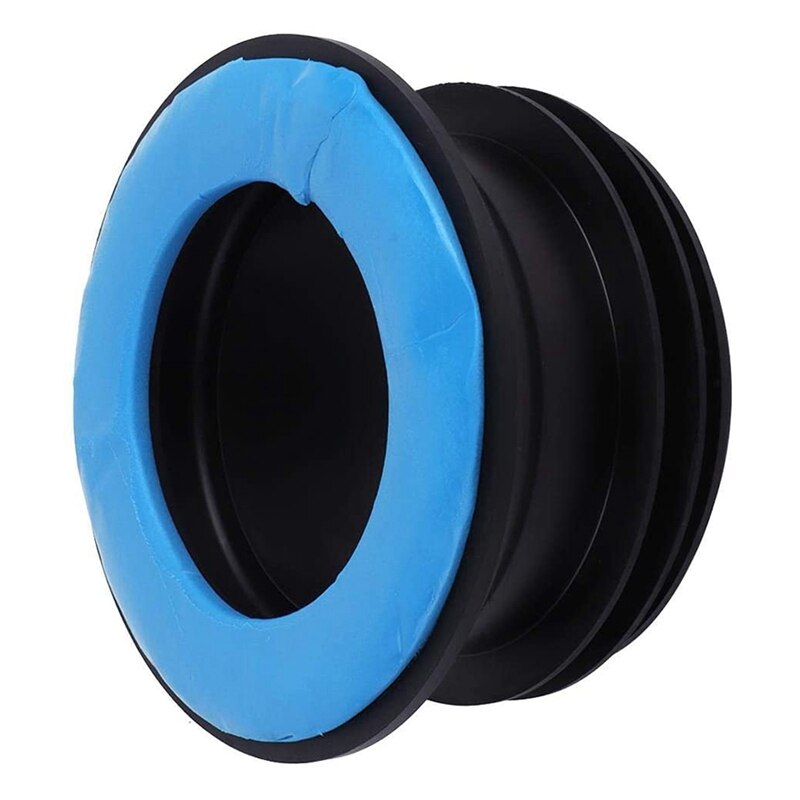 Toilet Rubber Ring Odor-Proof Plastic Sealing Ring Universal Drain Toilet Accessories For Bathroom Kitchen Cleaning Tool