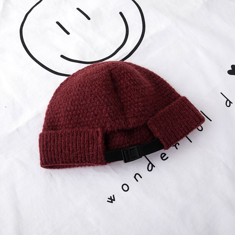 Bonnet Tricoté Motif Tête De Mort Noir Unisexe | Chaud Et élastique | Pour Homme Et Femme