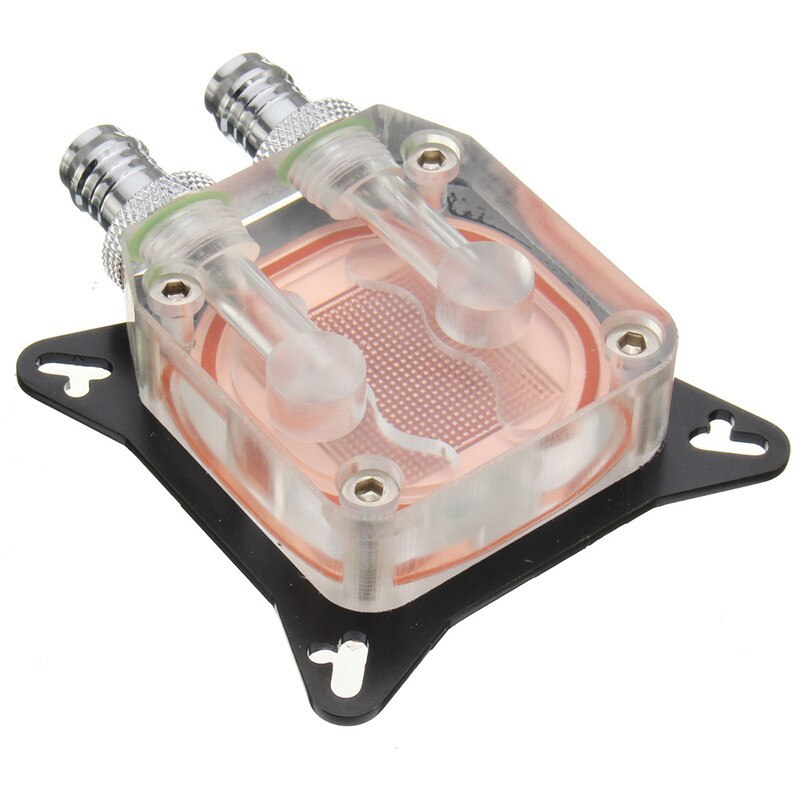Gpu eau bloc refroidissement Double canal de cuivre colonne vidéo Ie carte refroidisseur d'eau radiateur 0.4Mm pour Amd W40