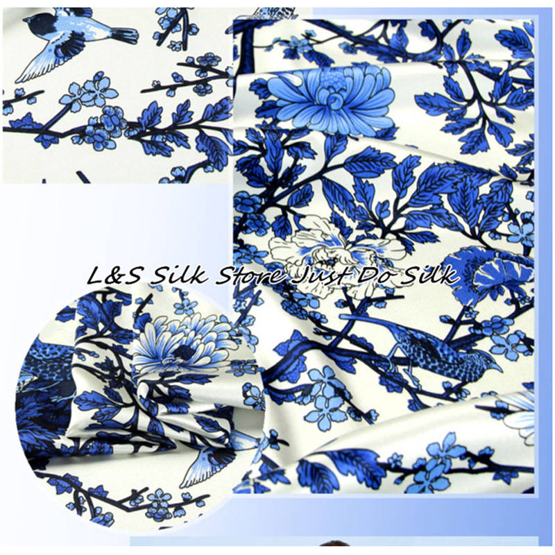 Breloque en tissu en soie de mûre, imprimé, foulard, ensemble de literie robe, écharpe, LS0786,