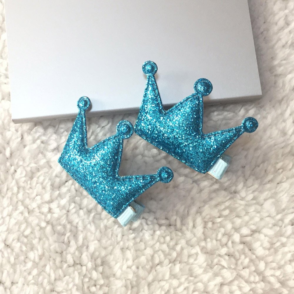 ARLONEET Baby Hair Clips Cute 2pcs Baby Shiny Crown Hair Clips Newborn Baby Girl Hair Accessories Hairpins Enfant Hair Pins