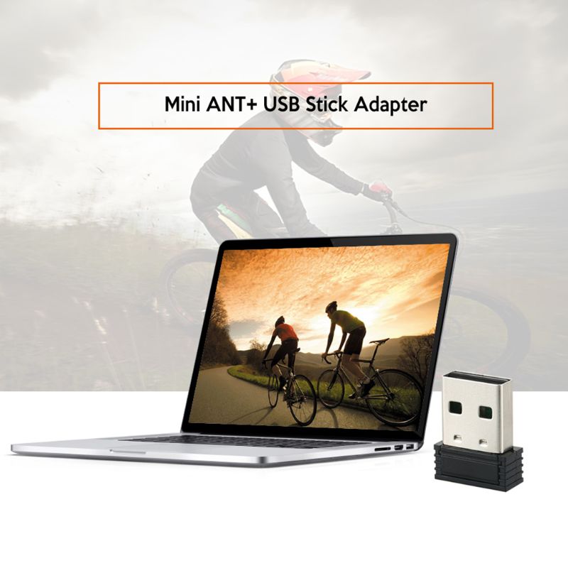 Mini ant+usb stick adapter bærbar dongle port til zwift wahoo bkool cykling  k1kd