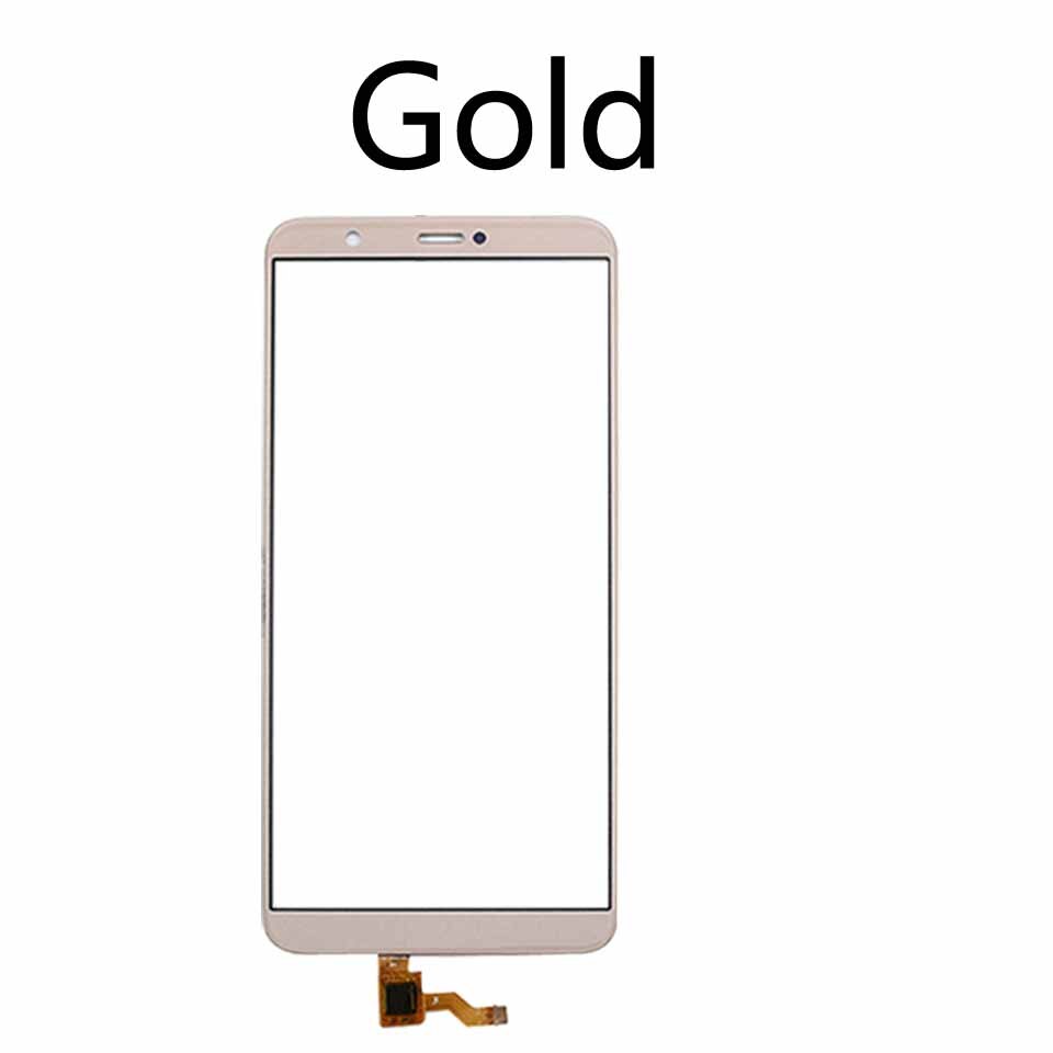 Touchscreen For Huawei P Smart FIG-LX1 FIG-LX2 FIG-LX3 FIG-LA1 Touch Screen Digitizer Panel Front Glass Sensor: Gold-No tool