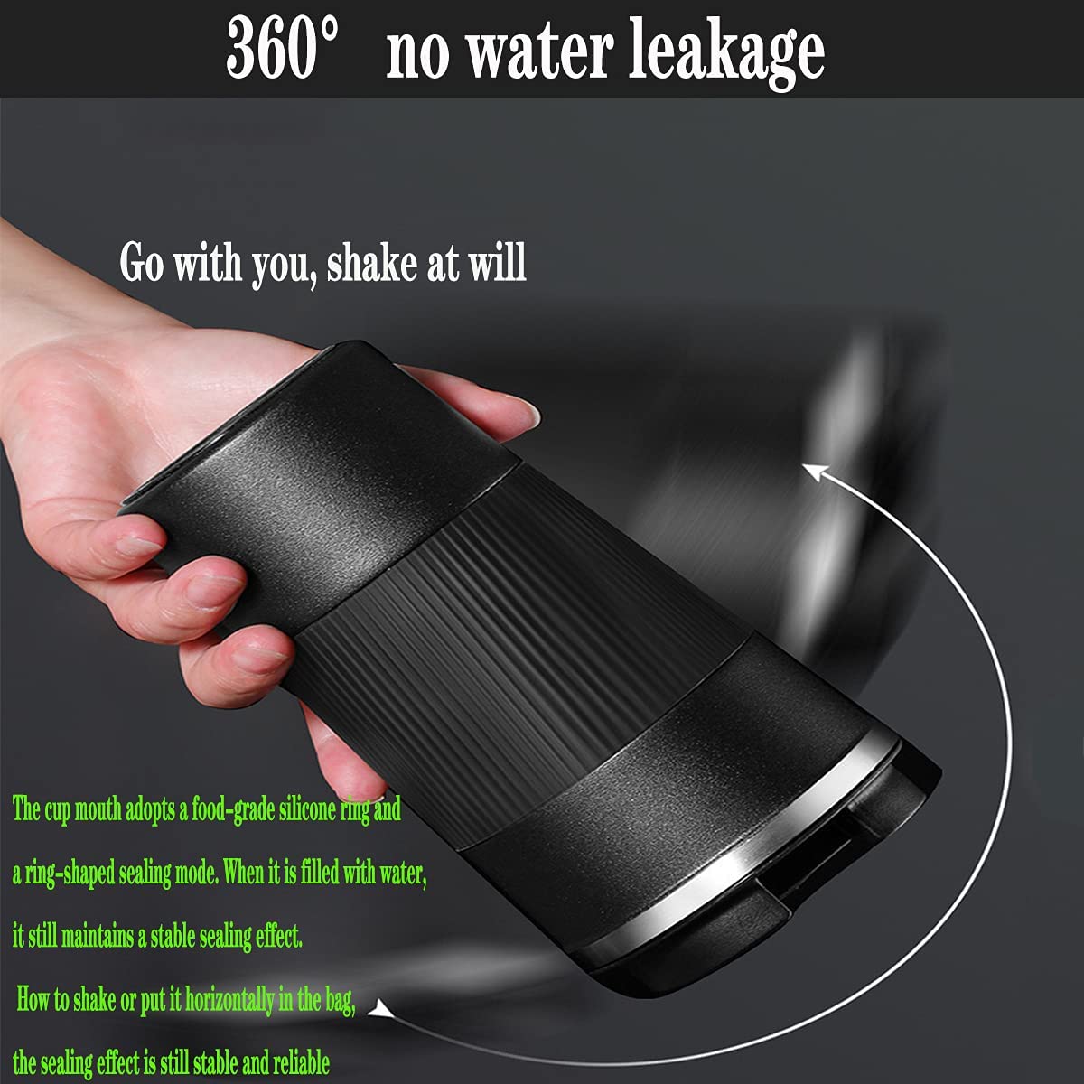 18 Ounce Rvs Coffee Cup, Vacuüm Geïsoleerde Mok Met Deksel, Geschikt Voor Auto, Huis, kantoor, Keuken Outdoor
