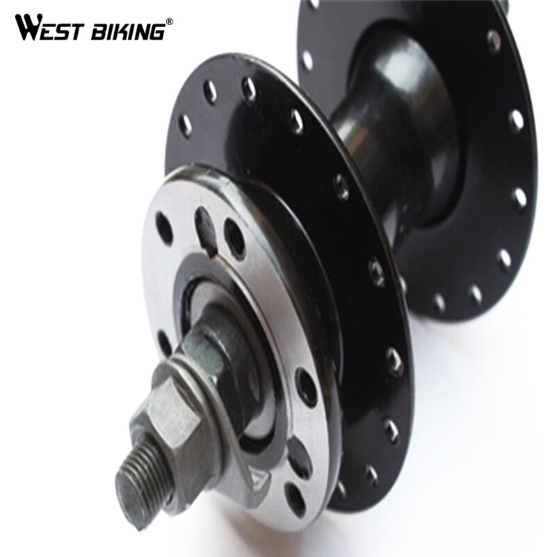 Steel Material Quick Release Bike Hub Front Rear Mountain Road Bike Hubs Disc Card Bicycle Cycling Bike Disc Brake Bearing Hubs