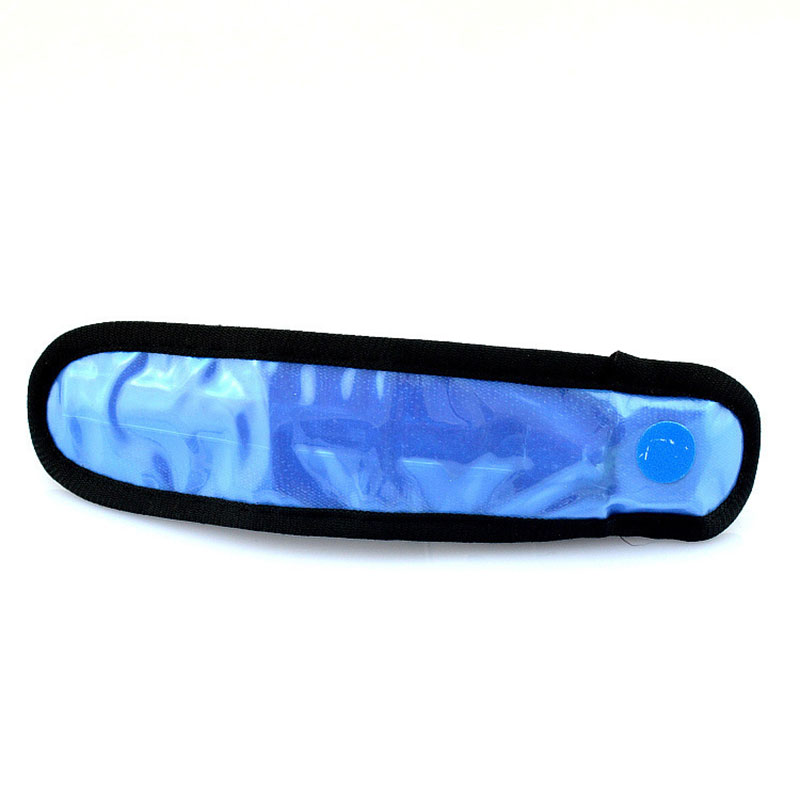 Hand Strap Polsband Led Veiligheid Reflecterende Licht Schijnen Flash Gloeiende Lichtgevende Armband Arm Riem Band Polssteun S Xr: Blauw