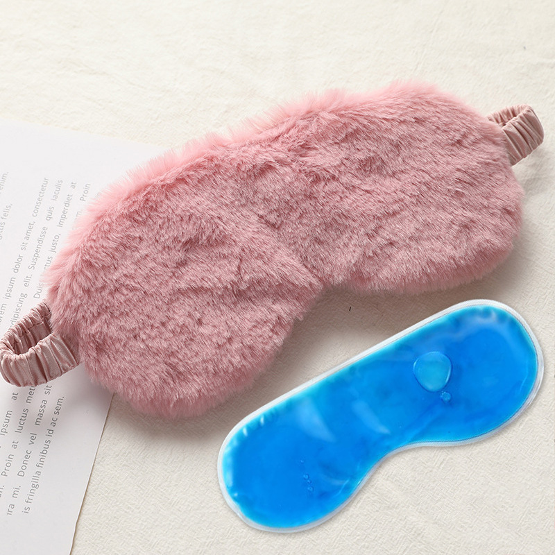 Comfortable Sleep Mask Cold Gel Mask Eye Patches Eyeshade For Sleeping Aid Relieve Dark Circles Eyes Relax Masks Health Care: A