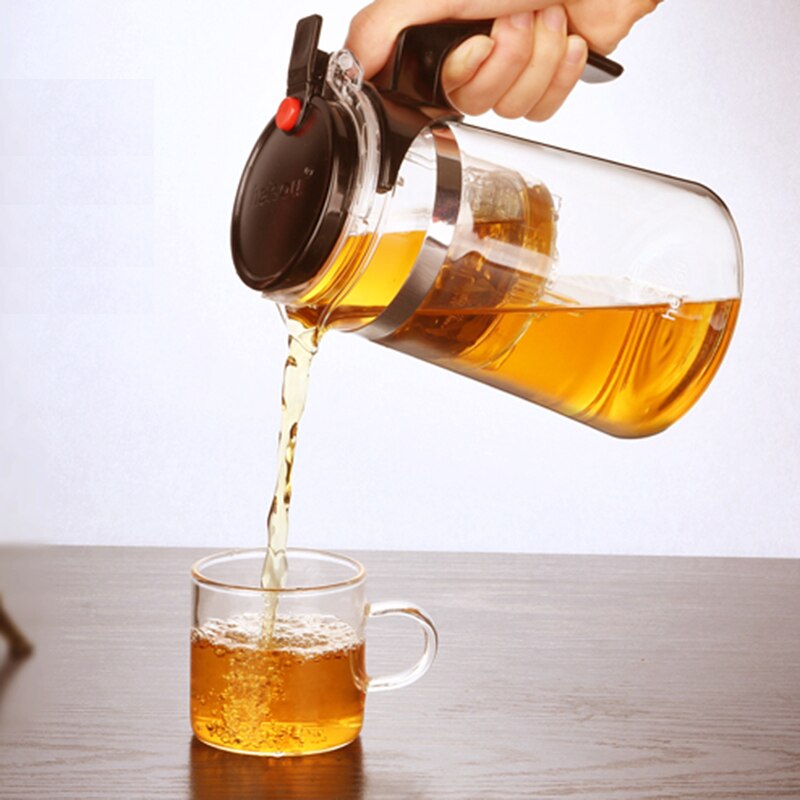 TUUTH 750 ml Wärme Beständig Glas Teekanne Chinesischen kung fu Tee-einstellen Puer Wasserkocher Kaffee Tee Infuser Bequem Büro Tee topf