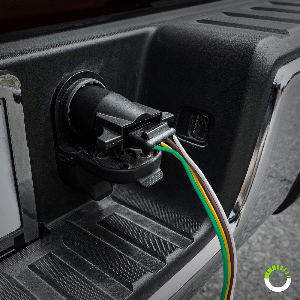 7-Way Blade to 4-Way Flat Trailer Adapter 7-pin to 4-pin Trailer Wiring Plug Adapter