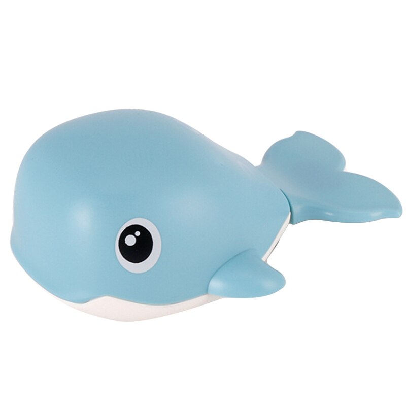 Baby care Kids Multi-type Wind Up Whale Chain Bathing Shower Clockwork Water Baby Toys for Children: dark blue