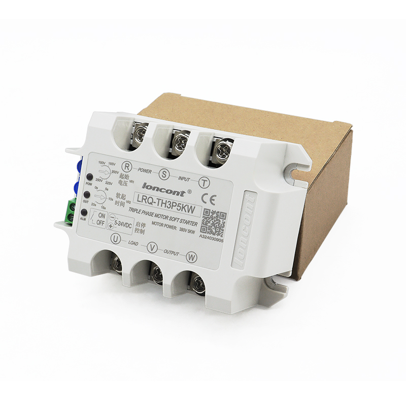 Three/Single Phase Motor Soft Starter Online Slow Start Module Solid State Relay Decompression And Step-Down Controller