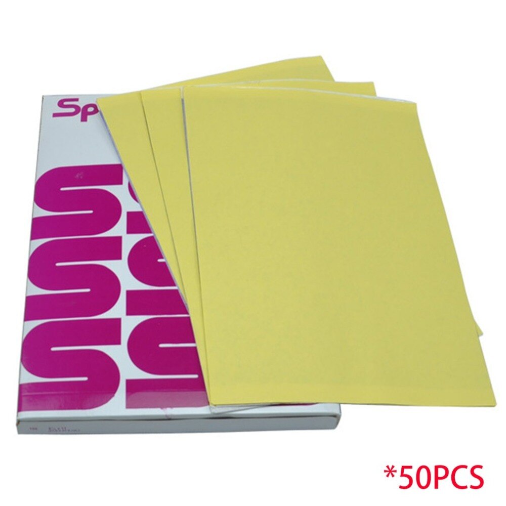 50 Sheets Tattoo Transfer Paper A4 Size Spirit Master Tatoo Paper Thermal Stencil Carbon Copier Paper For Tattoo Supply